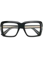 Gucci Eyewear Square Transparent Sunglasses - Black