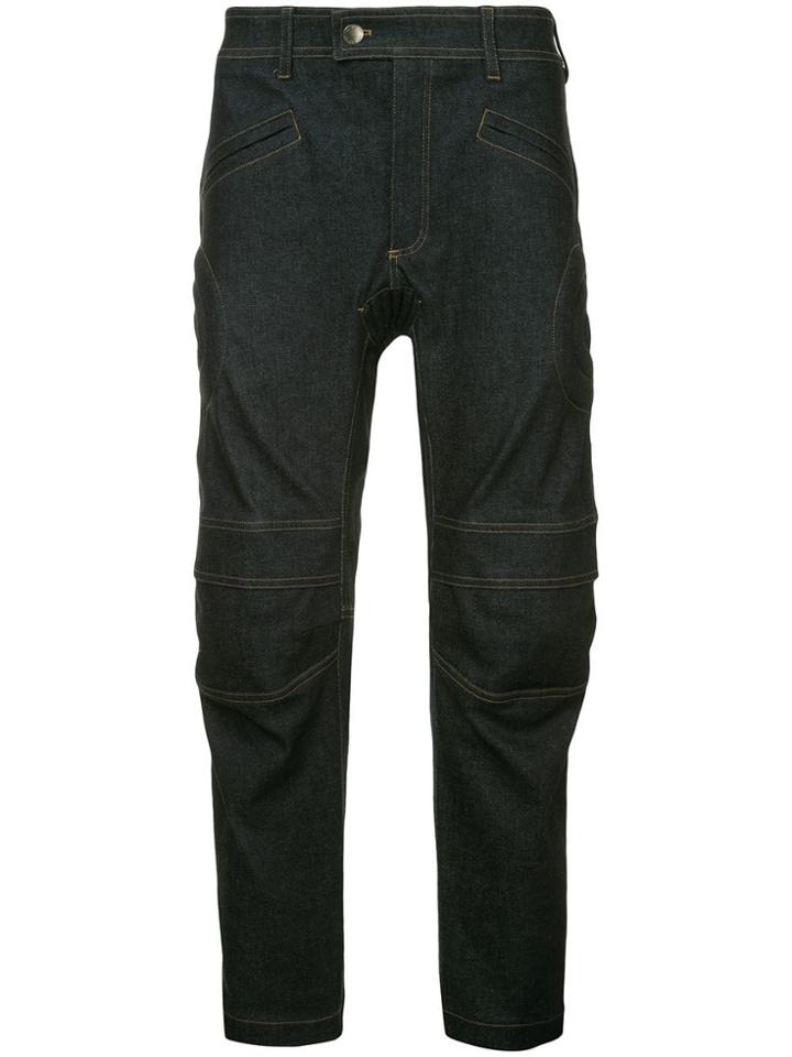 Neil Barrett Tapered Biker Jeans - Black