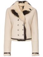 Chloé Reversible Cropped Shearling Jacket - Neutrals