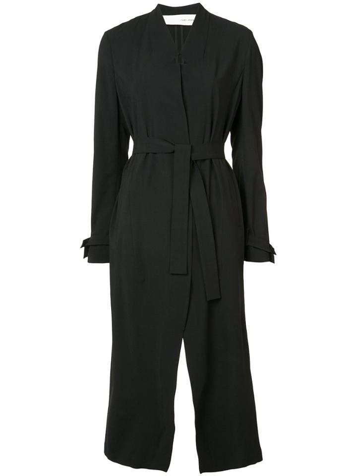 Isabel Benenato Split Belted Jacket - Black