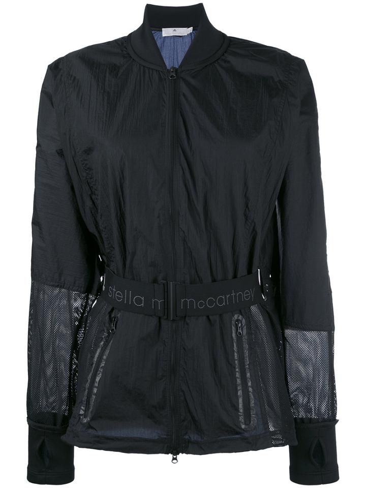 Adidas By Stella Mccartney Belted Sports Jacket, Women's, Size: Xxs, Black, Polyamide