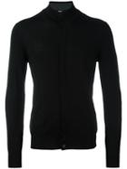 Paolo Pecora Buttoned V-neck Jumper, Men's, Size: Xl, Black, Wool/polyester/polyurethane