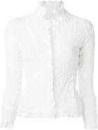 Issey Miyake Cauliflower Crinkled Effect Jacket
