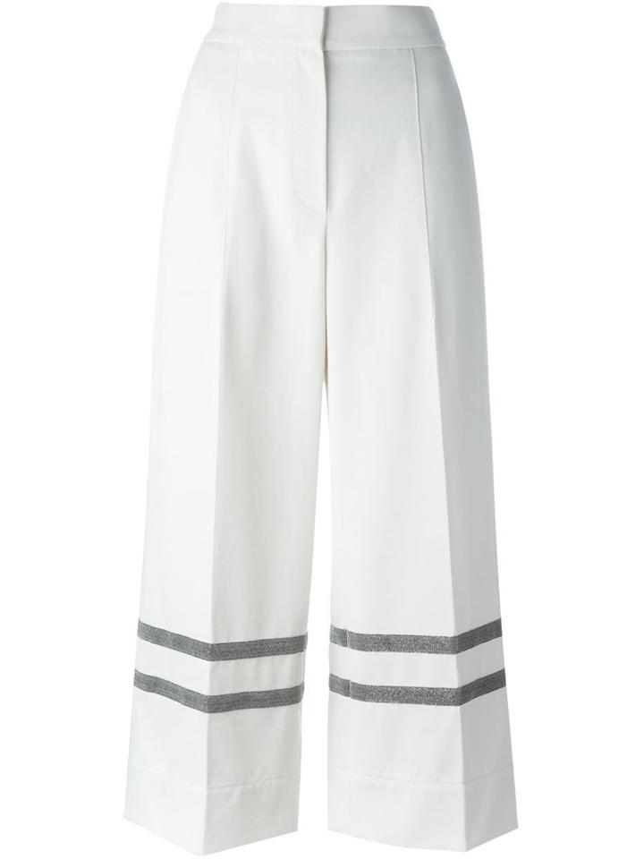 Brunello Cucinelli Metallic Stripe Trousers