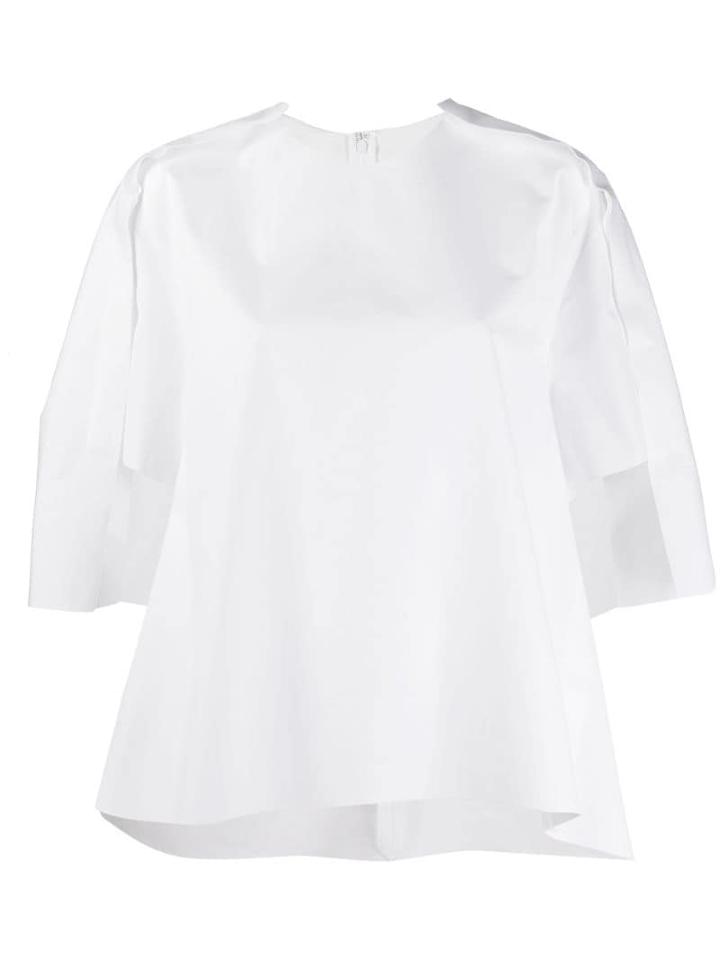 Maison Margiela Boxy Shortsleeved Blouse - White