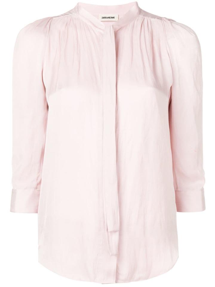 Zadig & Voltaire Ruched Blouse - Pink