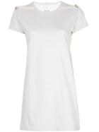 Rick Owens Shoulder Strap Long T-shirt - Grey