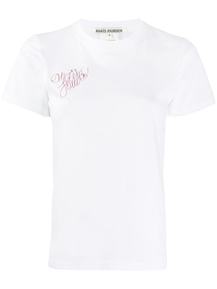 Jourden Mini Calligraphy T-shirt - White