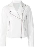 S.w.o.r.d 6.6.44 Biker Cropped Style Jacket - White