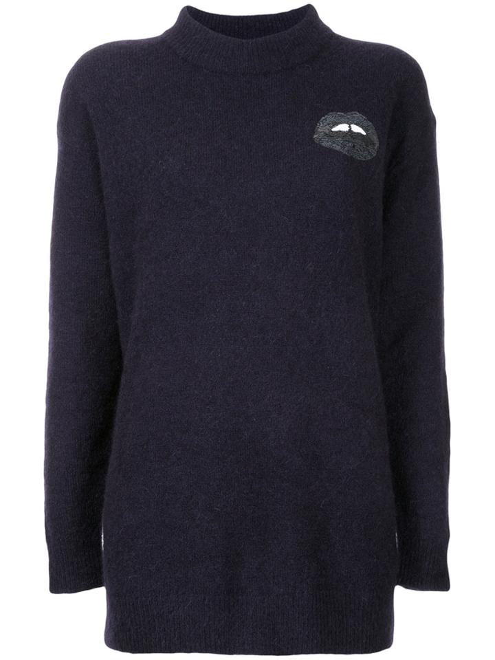 Markus Lupfer High Neck Sweater - Blue