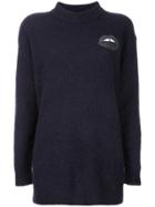 Markus Lupfer High Neck Sweater - Blue