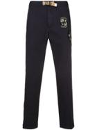 White Sand Multi-patches Trousers - Blue