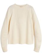 Burberry Anchor Intarsia Sweater - White