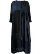 Daniela Gregis Patchwork Maxi Dress - Blue