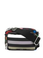 Sonia Rykiel Striped Zipped Bag - Black