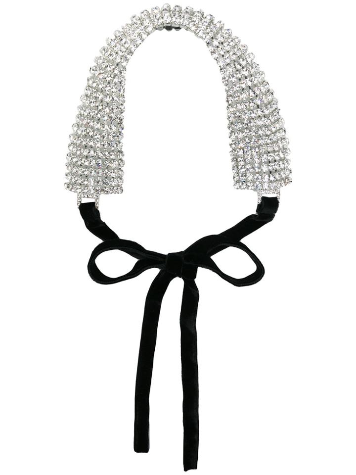 Alessandra Rich Tie-back Headband - Metallic