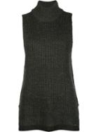 Obey Knitted Tank Top, Women's, Size: Small, Green, Acrylic/nylon/wool/alpaca