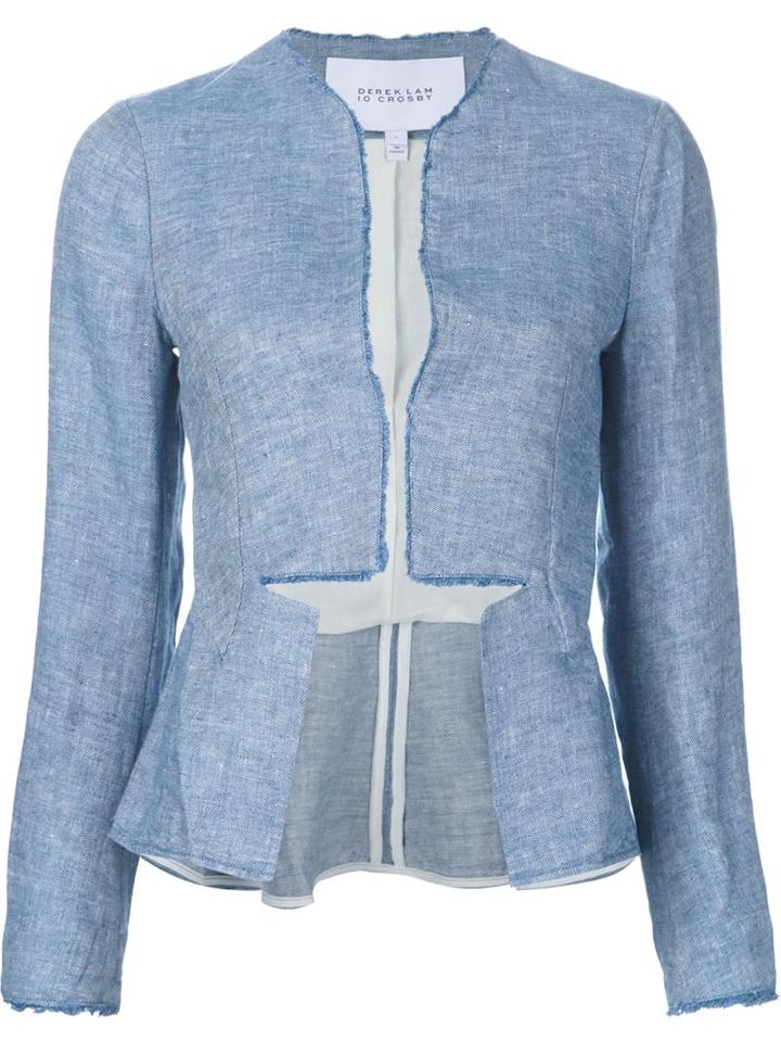 Derek Lam 10 Crosby Cut-out Denim Jacket