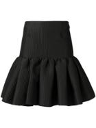 Msgm Short Ruffled Skirt - Black