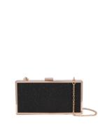 Christian Siriano Glitter Box Clutch - Black