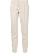 Vince Tailored Trousers, Women's, Size: 12, Nude/neutrals, Cotton/cupro/lyocell