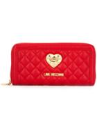 Love Moschino Quilted Continental Wallet