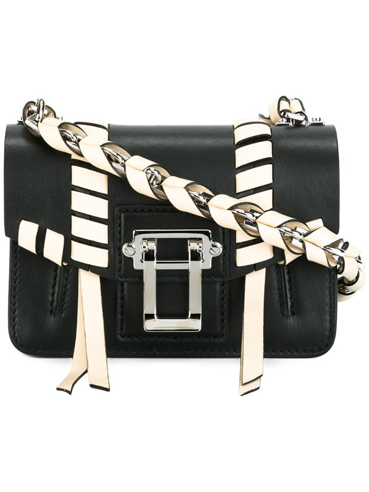 Proenza Schouler Hava Whipstitch Chain Crossbody - Black