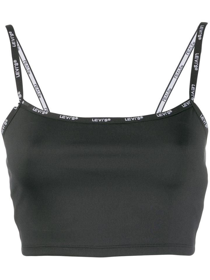 Levi's Cropped Vest Top - Black