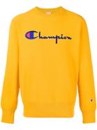 Champion Logo Sweatshirt - Yellow & Orange