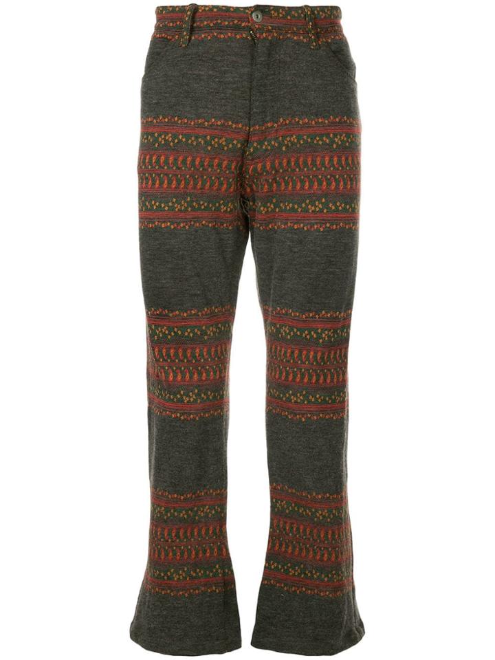Junya Watanabe Comme Des Garçons Vintage Striped Paisley Pattern