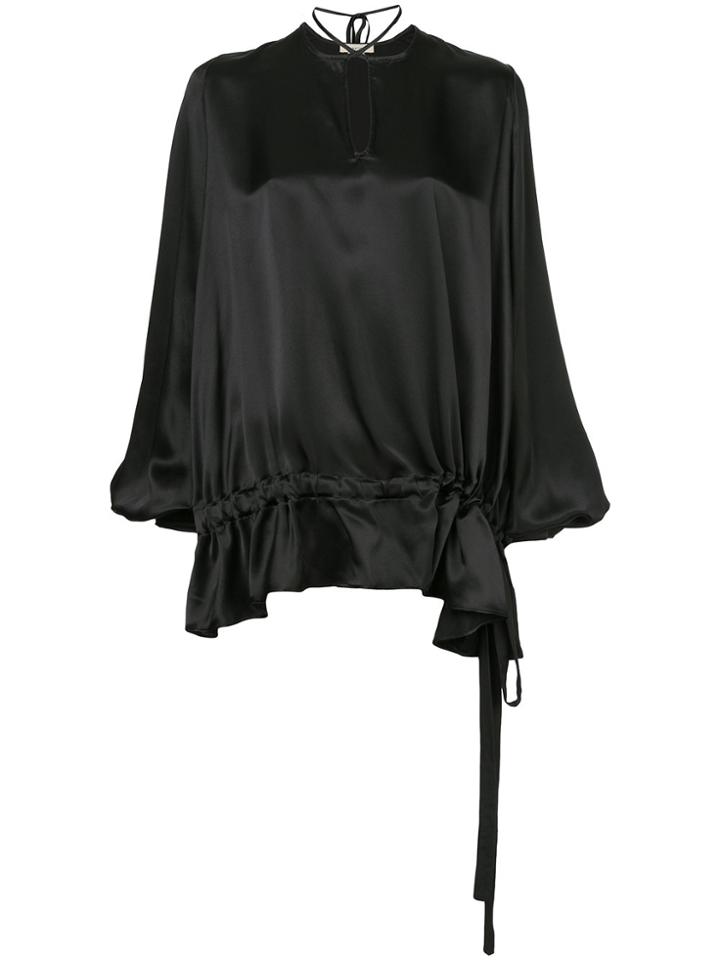 Matin Ede Drawstring Top - Black