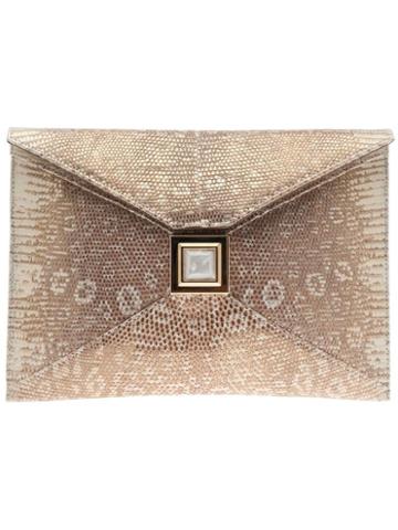 Kara Ross Lizard 'prunella' Envelope Clutch