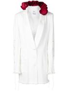 Seen Tailored Fitted Blazer Dress - White