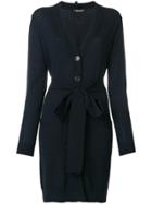 Twin-set Belted Cardigan - Blue