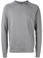 Armani Jeans - Brand Embossed Sweatshirt - Men - Cotton/spandex/elastane - L, Grey, Cotton/spandex/elastane