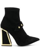 Kat Maconie Block Heel Ankle Boots - Black