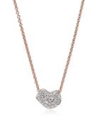 Monica Vinader Rp Nura Diamond Heart Necklace - Pink
