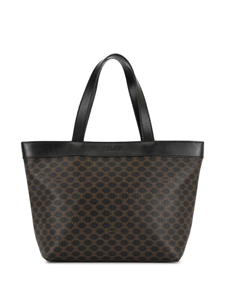 Céline Pre-owned Macadam Monogram Tote - Black