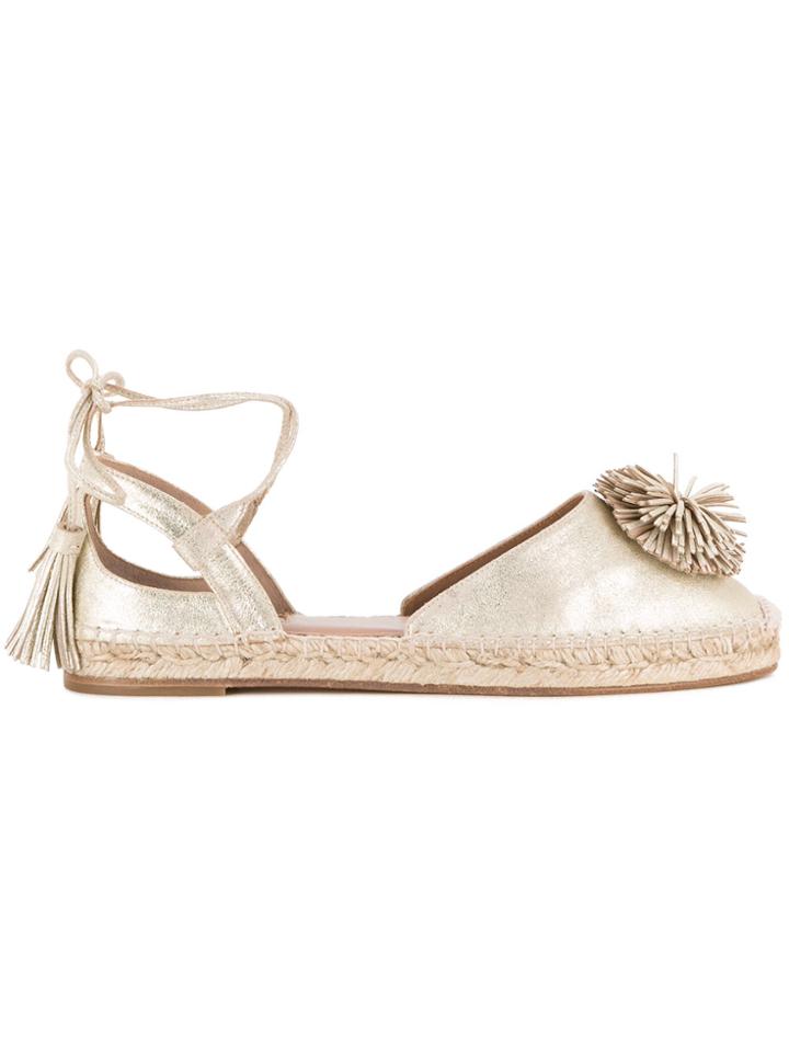 Aquazzura 'sunshine' Espadrilles - Metallic