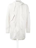 Diesel Hooded Coat, Men's, Size: Large, Nude/neutrals, Cotton/polyester/artificial Leather