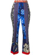 Etro Coconuts Patterned Trousers - Blue