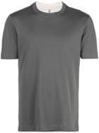 Brunello Cucinelli Short Sleeved Sweatshirt - Grey