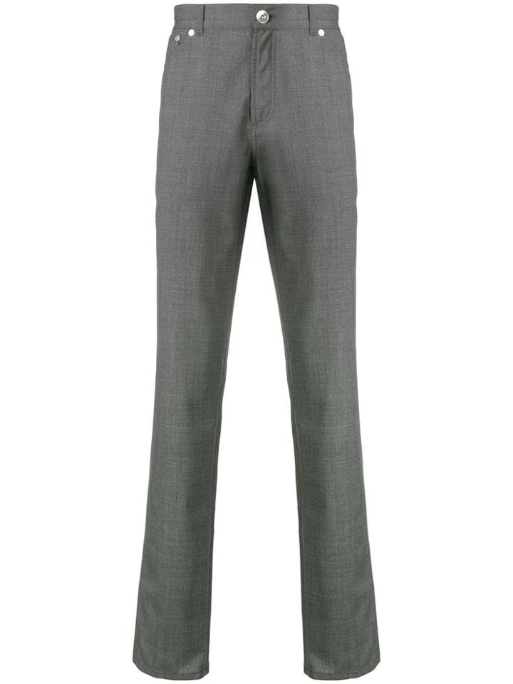 Brunello Cucinelli Regular Straight Trousers - Grey
