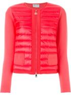 Moncler Coreana Jacket, Women's, Size: L, Red, Polyamide/cotton/feather Down