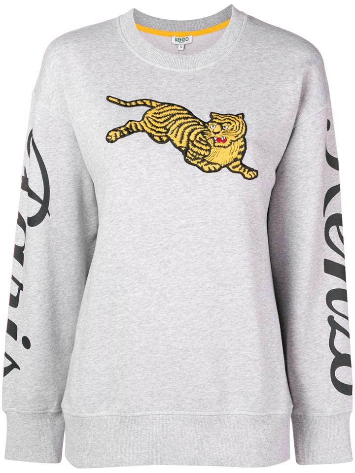 Kenzo Jumping Tiger Sweatshirt - Grey