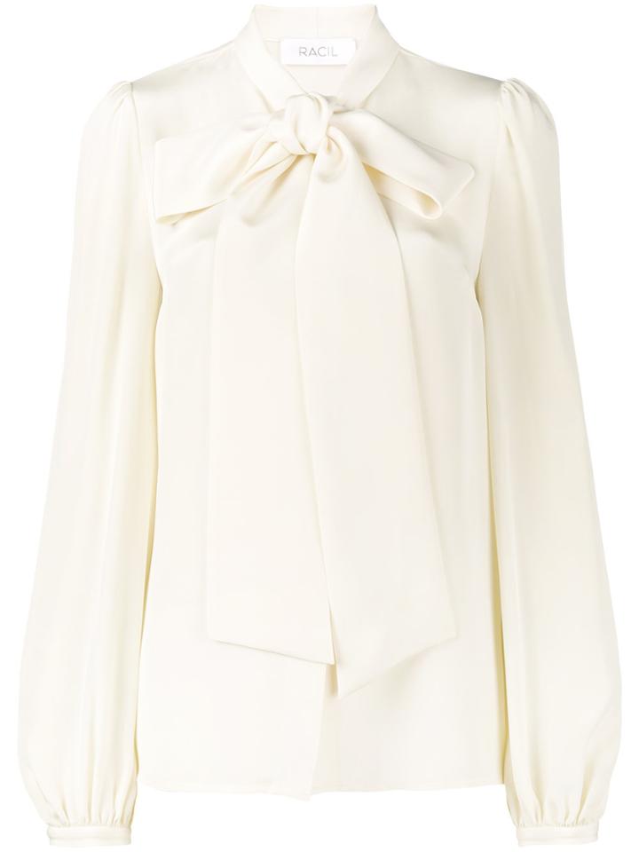 Racil Scarf Collar Blouse - Nude & Neutrals