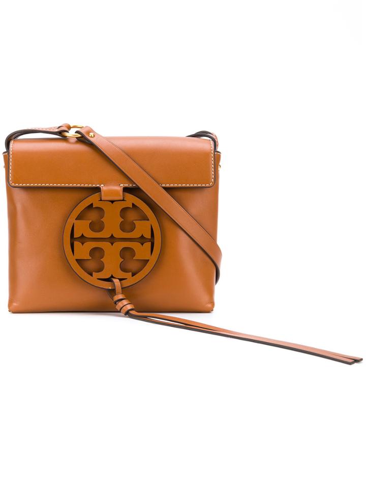 Tory Burch Logo Cross Body Bag - Brown