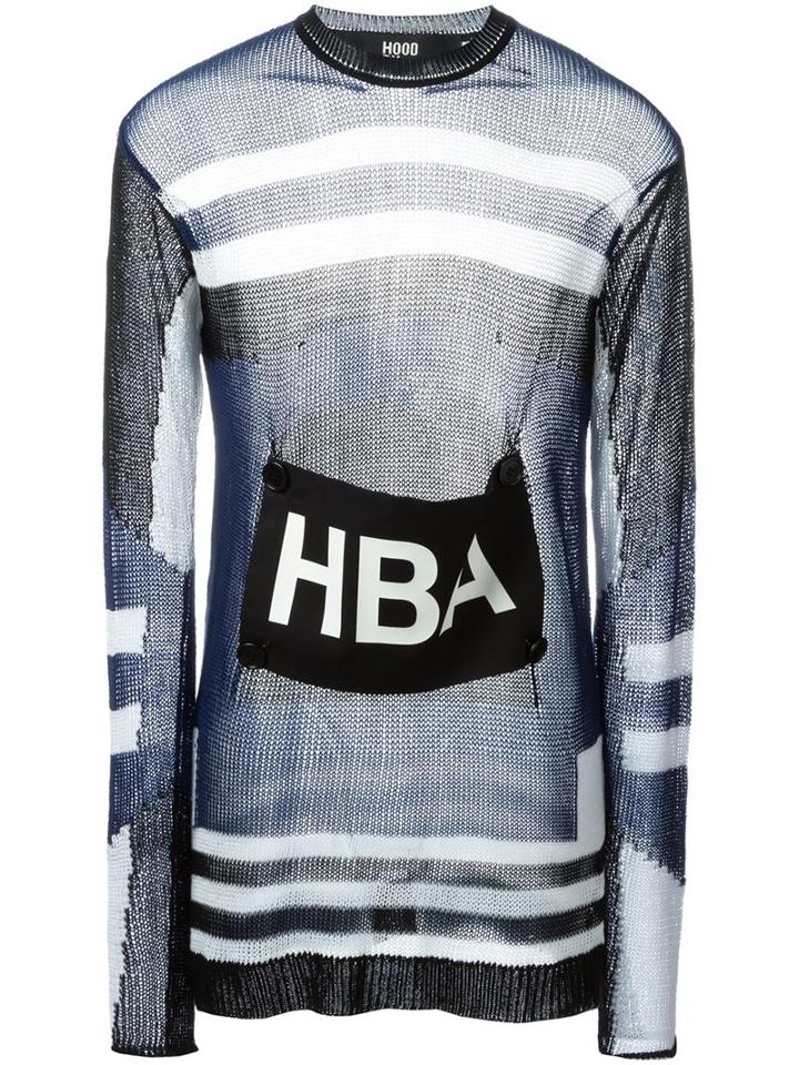 Hood By Air 'coven' Jumper, Men's, Size: Medium, Blue, Cotton