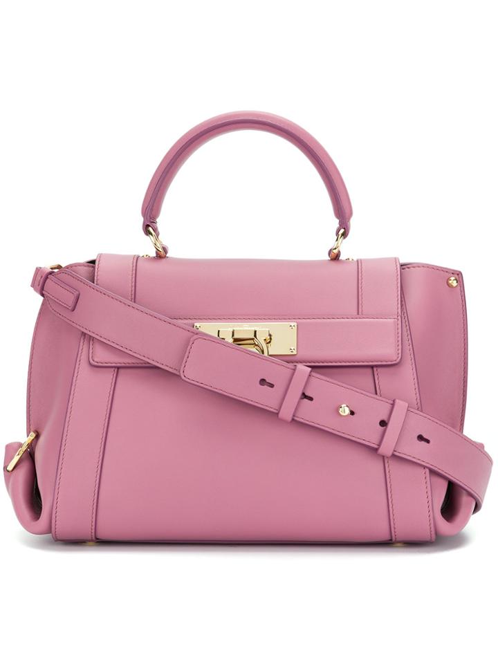 Salvatore Ferragamo Small Sofia Tote - Pink & Purple