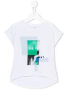 Dkny Kids - City Print T-shirt - Kids - Spandex/elastane/viscose - 6 Yrs, White